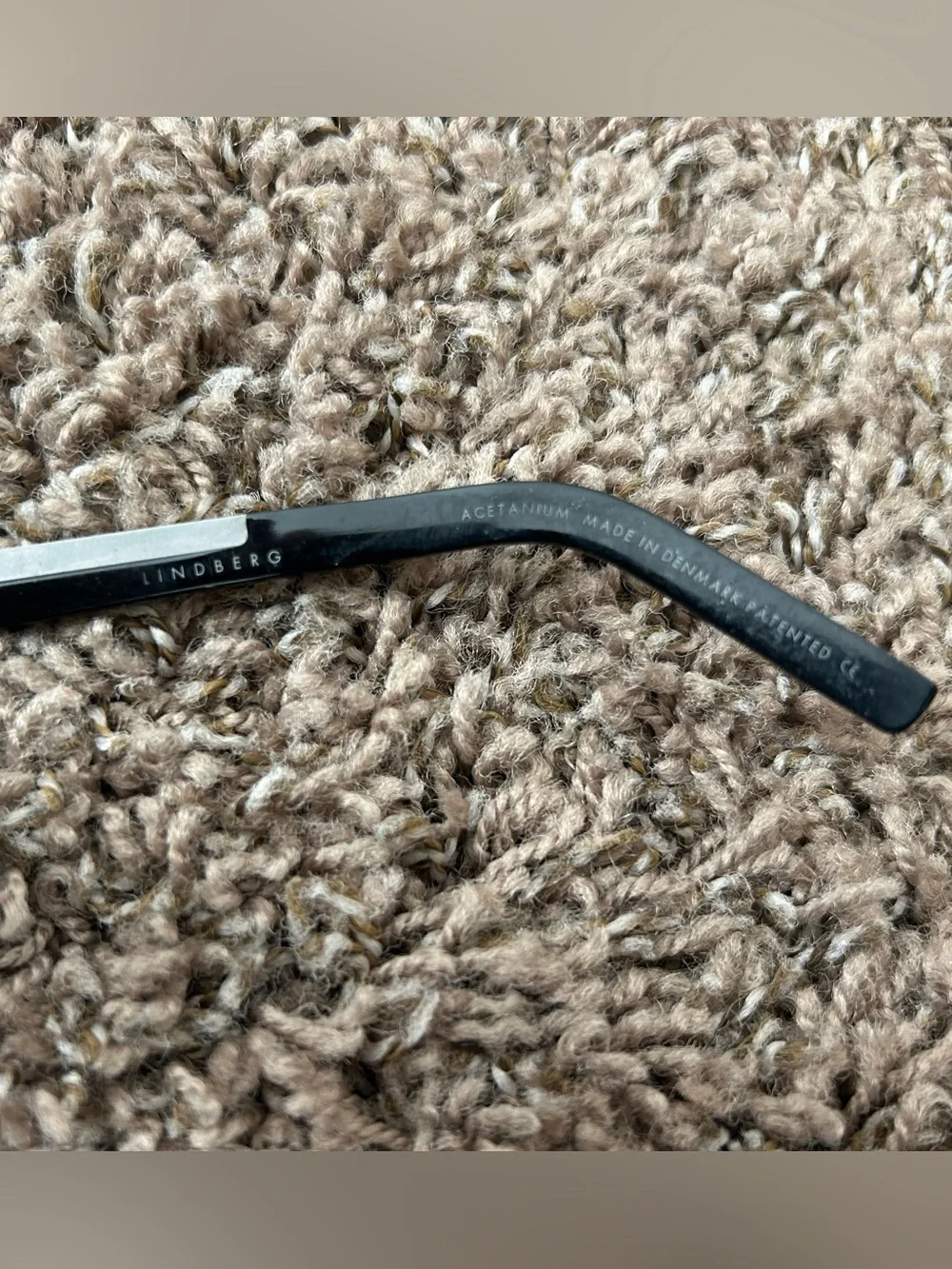 Lindberg Danish Titanium White Black Silver Sunglasses
